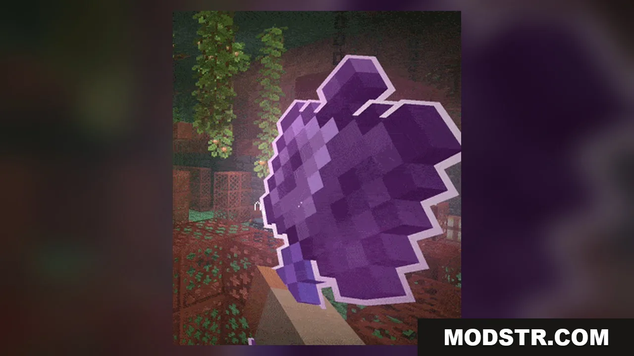Omnis' Enchantments Resource Pack Screenshot 11 Omnis Enchantments adds glowing outlines and runic particles to magical Minecraft items