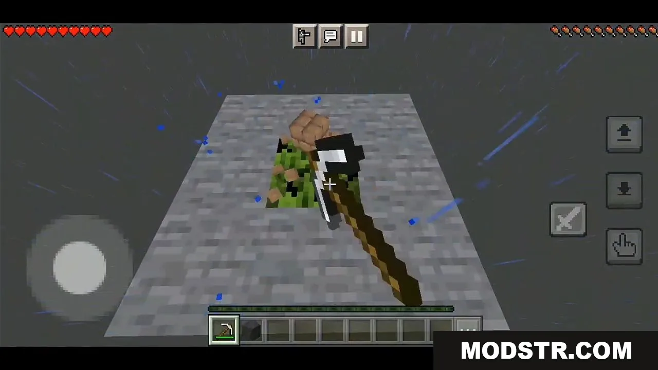 A player starts on a single block floating in the sky