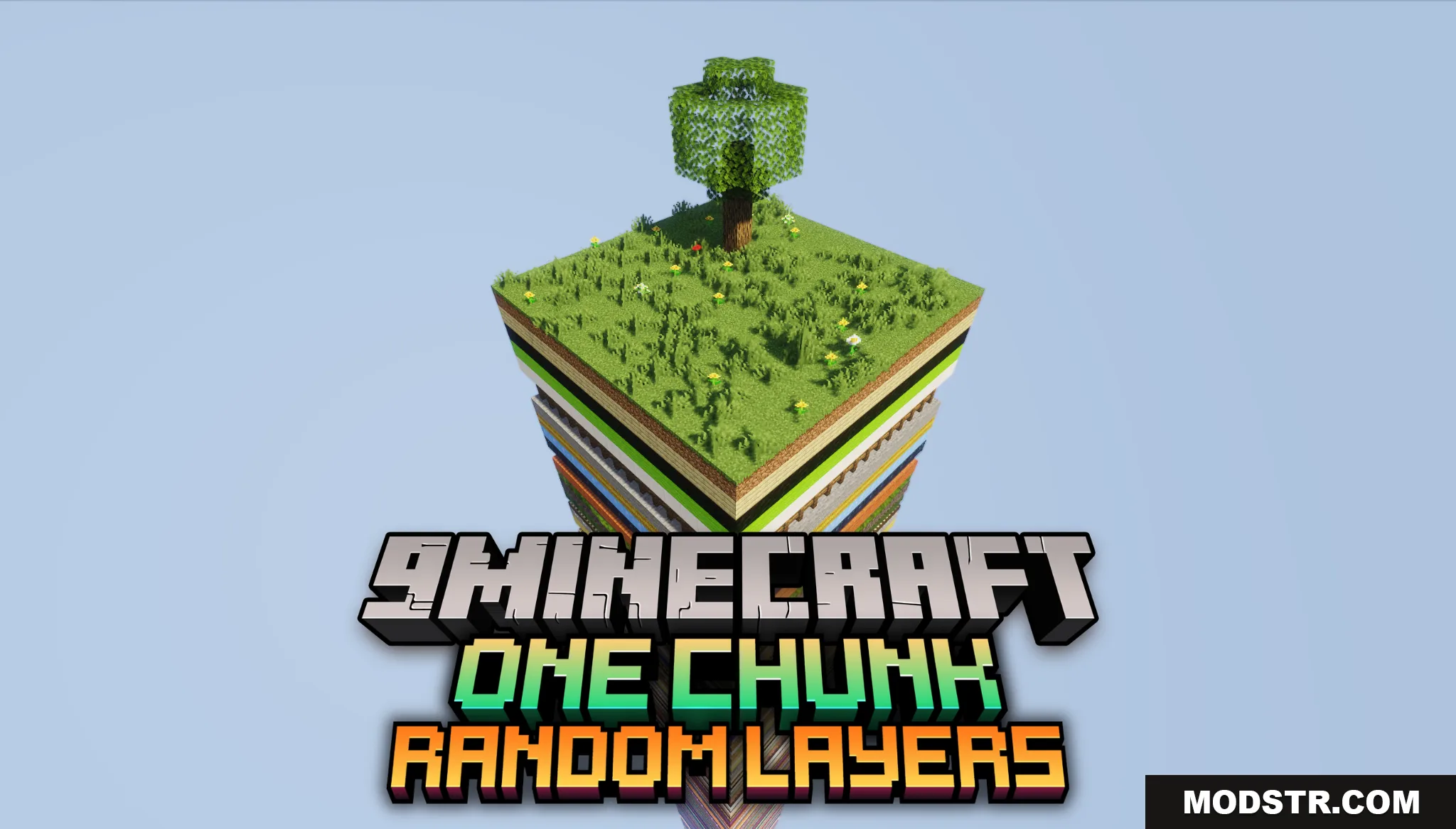 One Chunk Random Layers Map (26.1.2, 1.20.1) – Dig Through The Chunk