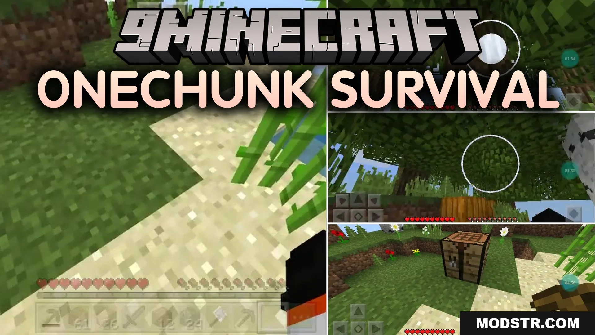 Onechunk Survival Map (26.2, 1.20.1) – Build a World on One Chunk cover art