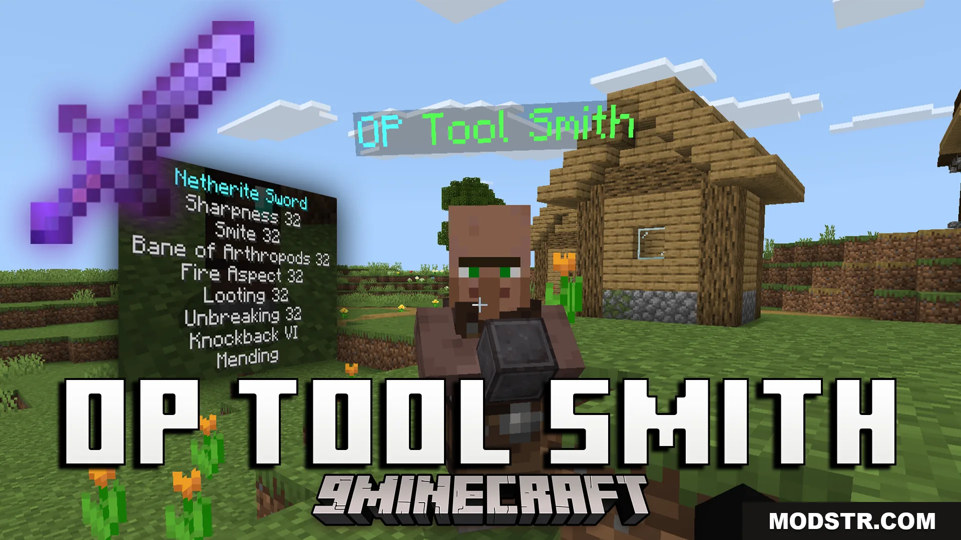 OP Tool Smith Map (26.x, 1.21) – Trade For Overpowered Netherite cover art