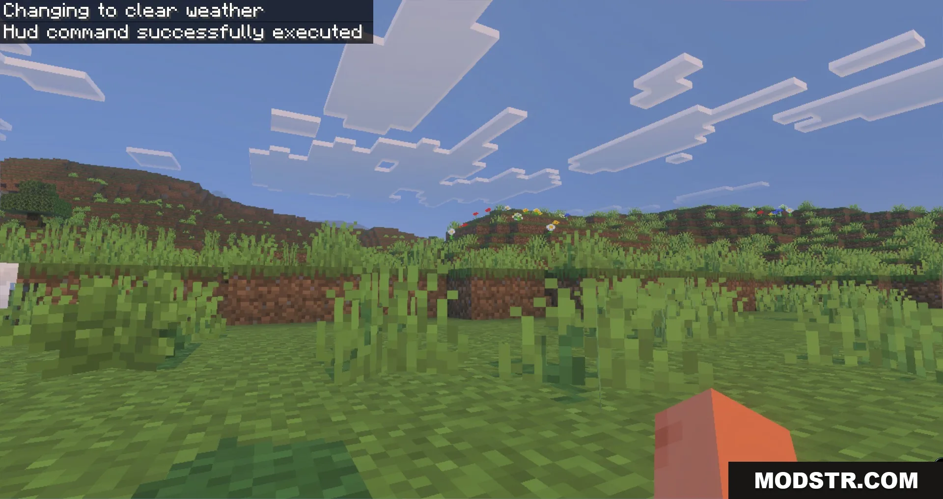 A scenic view of the grassy landscape in the Part II Map