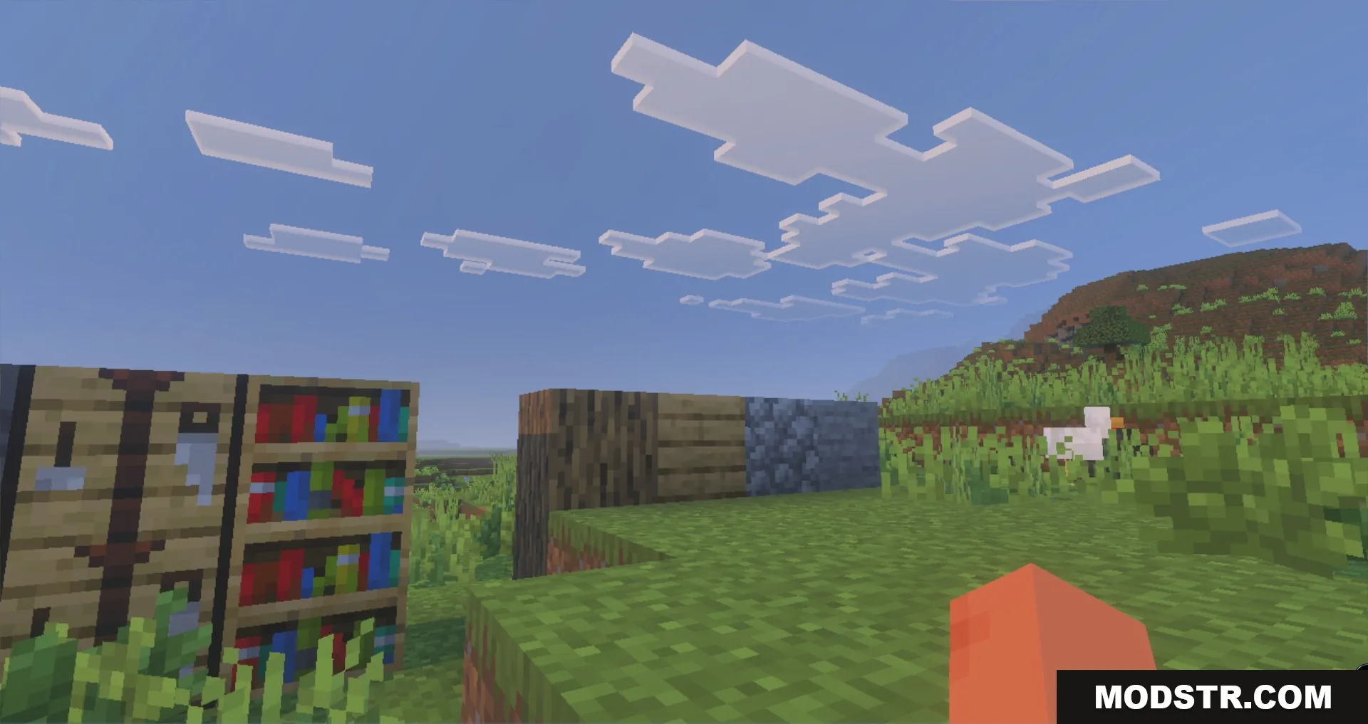Custom village survival world featuring a new tool house and local blacksmith