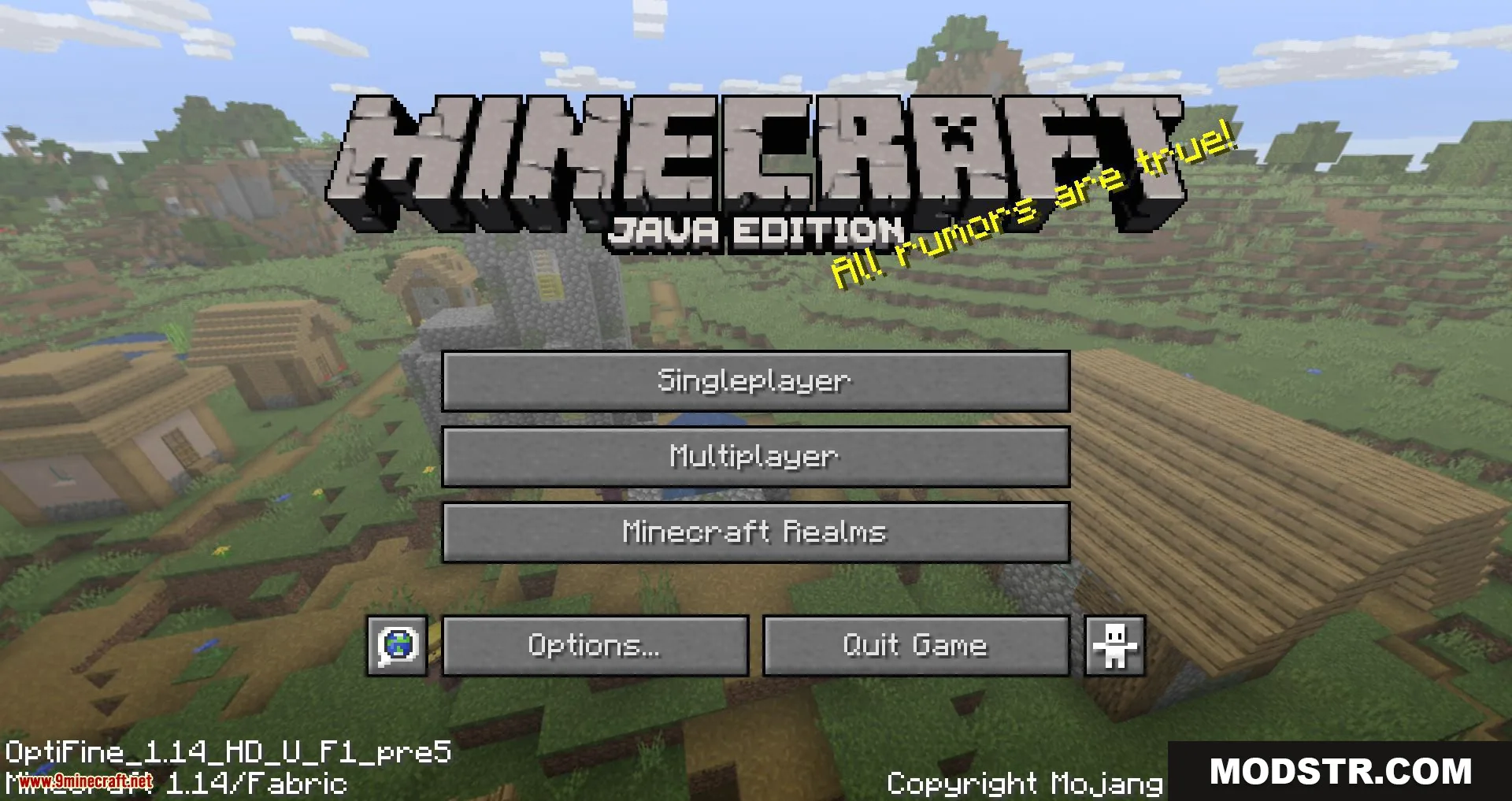 Optifabric mod for minecraft 01