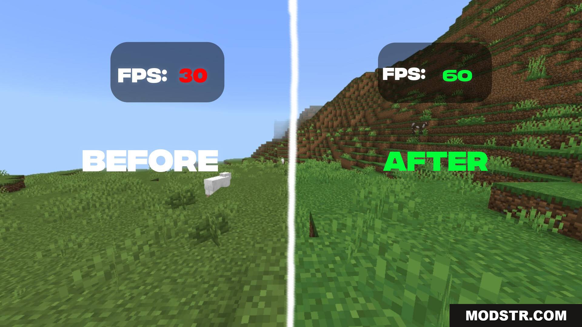 Optifps Texture Pack (26.x, 1.21) – MCPE/Bedrock cover art