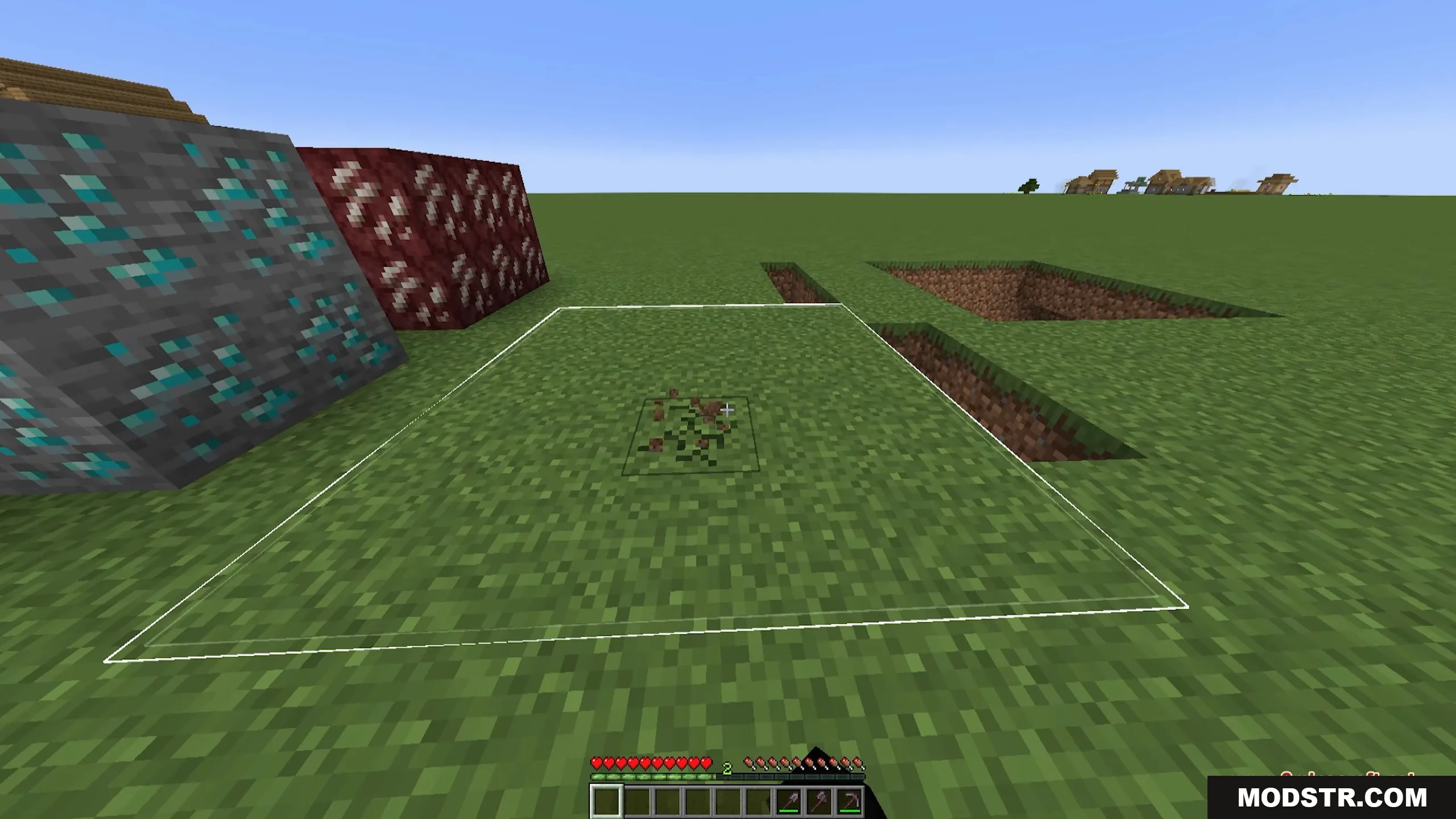 Ore Excavation 9minecraft Mod Screenshot 12 The Ore Excavation mod allows players to select large areas for vein mining