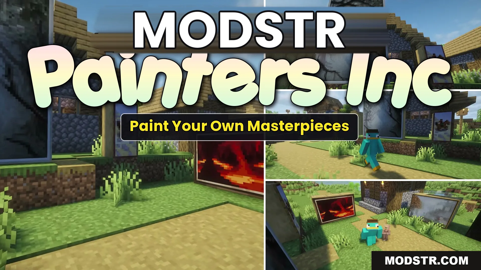 Painters Inc Mod (1.21.1, 1.20.1) – Decorate Your Empty Walls with Custom cover art