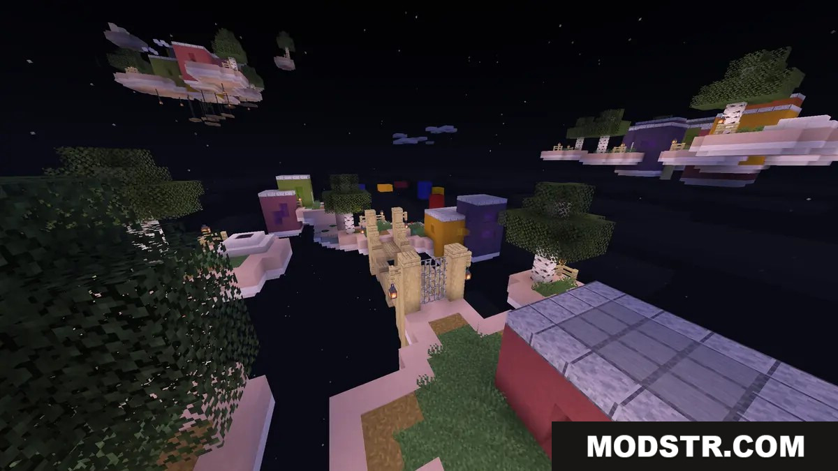 Parkour Galaxy Map (26.1.2, 1.20.1) – Jump Across Themed Floating Islands