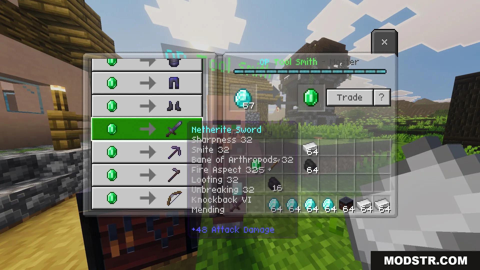 Part II OP Tool Smith Mod Map Screenshot 7 Trading for overpowered weapons in the Part II OP Tool Smith Mod