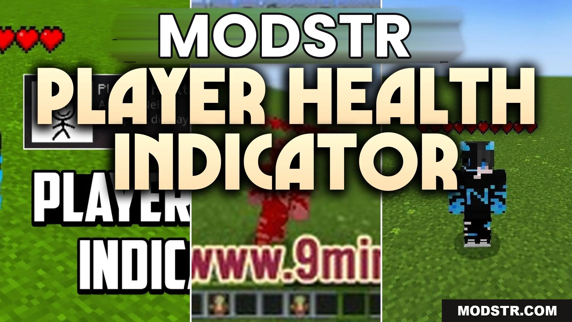 Player Health Indicator Texture Pack (26.x) – Visible Real-time Hearts cover art