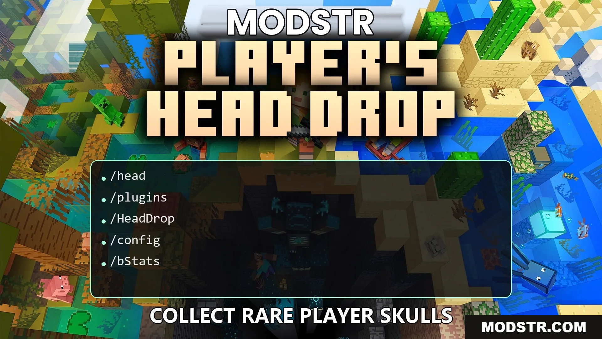 Player’s Head Drop Plugin (26.2, 1.21.1) – Turn PvP Rivalries Into Collectible cover art