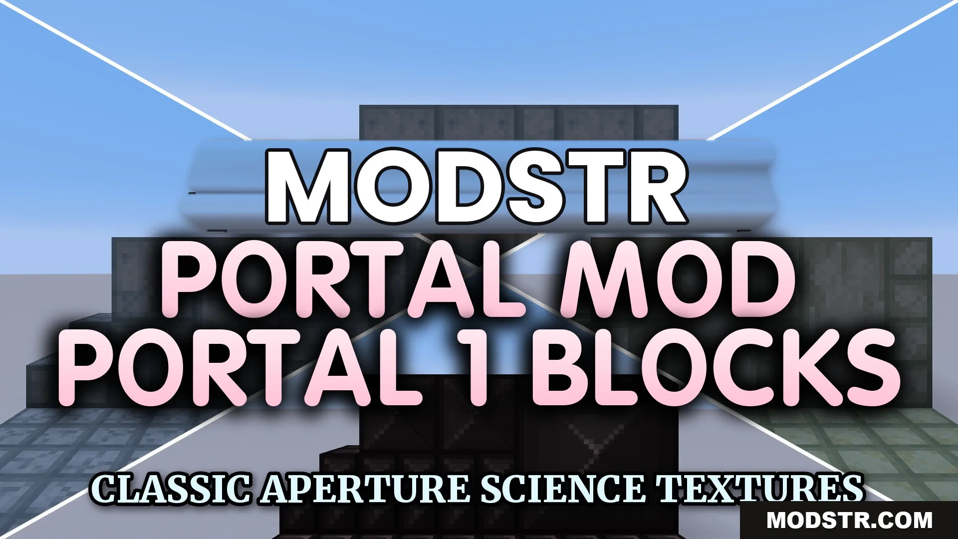 Portal Mod Portal 1 Blocks Resource Pack (1.16.5) – Classic Industrial Test cover art