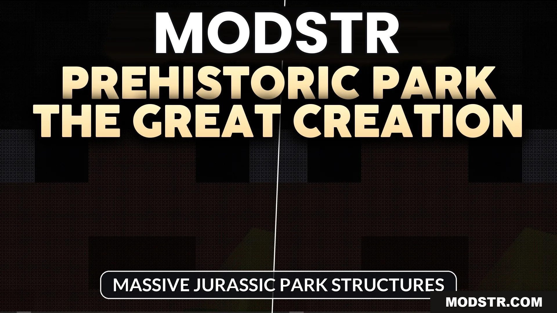 Prehistoric Park the Great Creation Map (1.21, 1.20) – Massive Jurassic Park Structures cover art