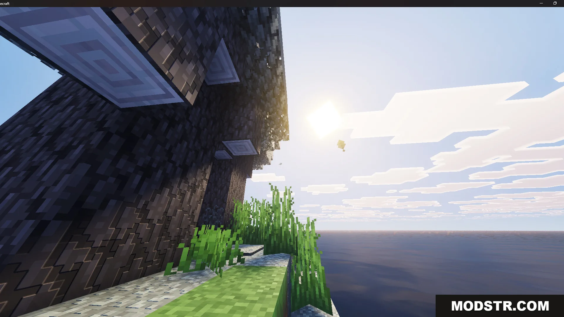 Raft Only Survival Island Adventure Map Screenshot 8 A rocky cliff on a custom island overlooking the vast and open ocean