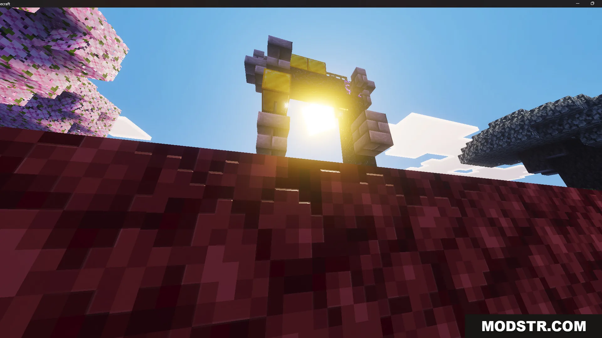 Raft Only Survival Island Adventure Map Screenshot 9 A stone archway on the Raft Only Survival Island Adventure Map
