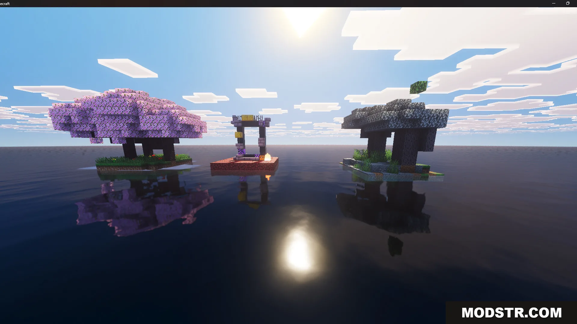 Raft Only Survival Island Adventure Map Screenshot 2 Custom floating islands with different themes across the vast ocean water