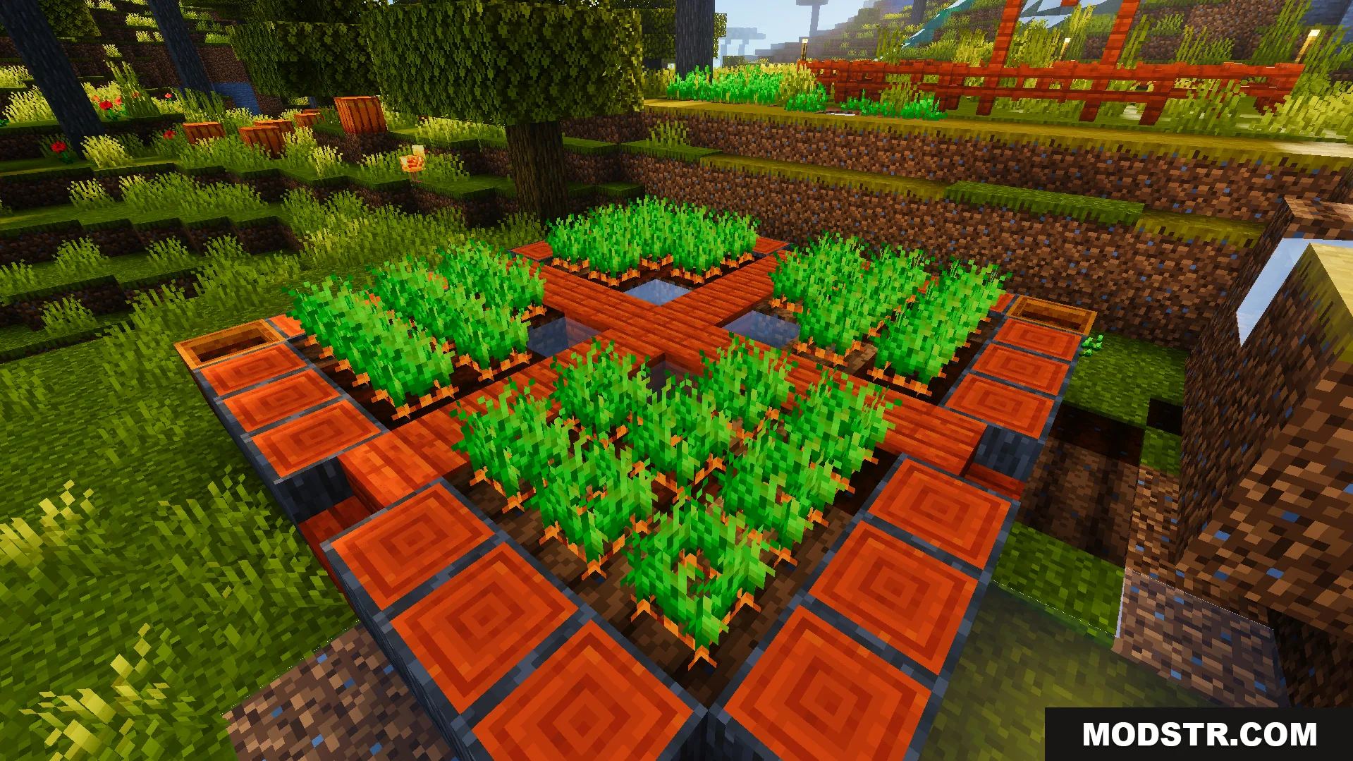 Ready Crops Plus Texture Pack Screenshot 3 Ready Crops Plus Texture Pack adds a shiny animation to fully grown crops