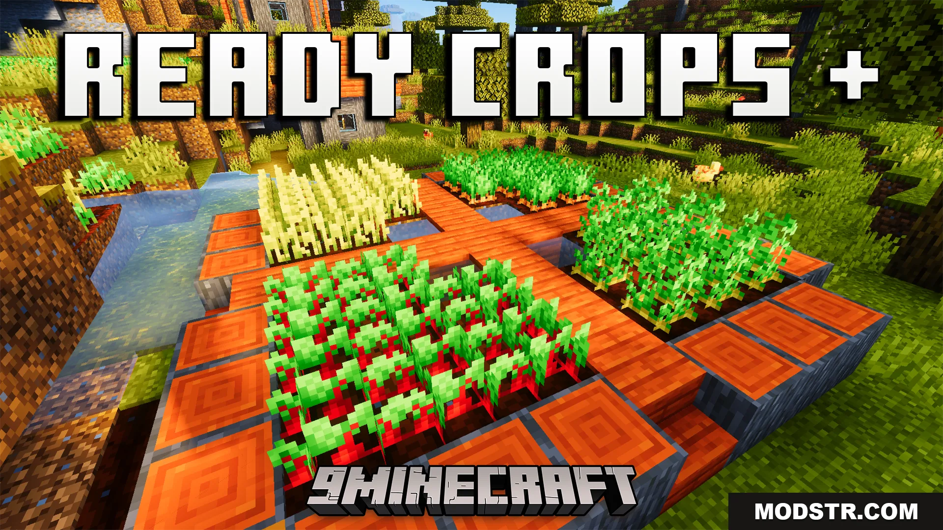 Ready Crops Plus Texture Pack (26.x, 1.21) – Glowing Animations For Fully Grown Farm Crops cover art