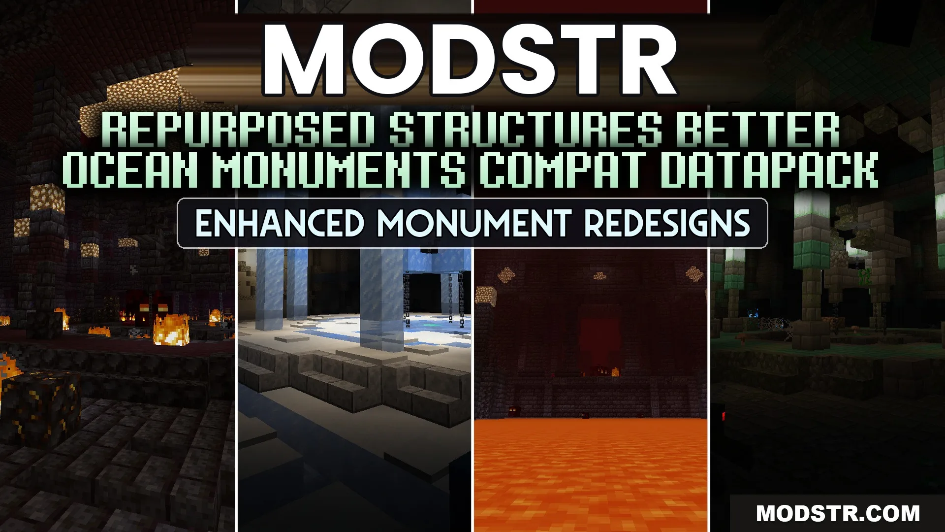 Repurposed Structures Better Ocean Monuments Compat Datapack Resource Pack (1.21.1, 1.20.1) cover art