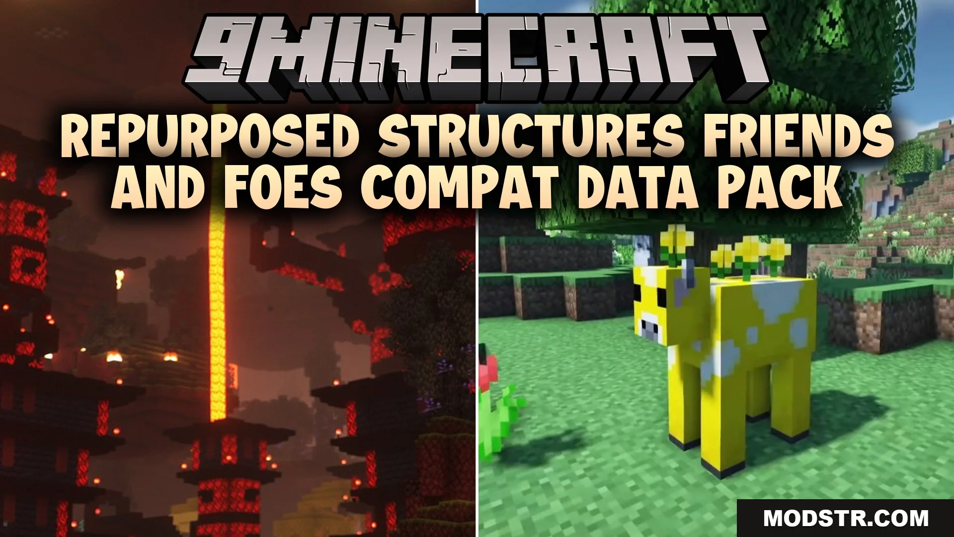 Repurposed Structures Friends and Foes Compat Data Pack (1.20.1) cover art