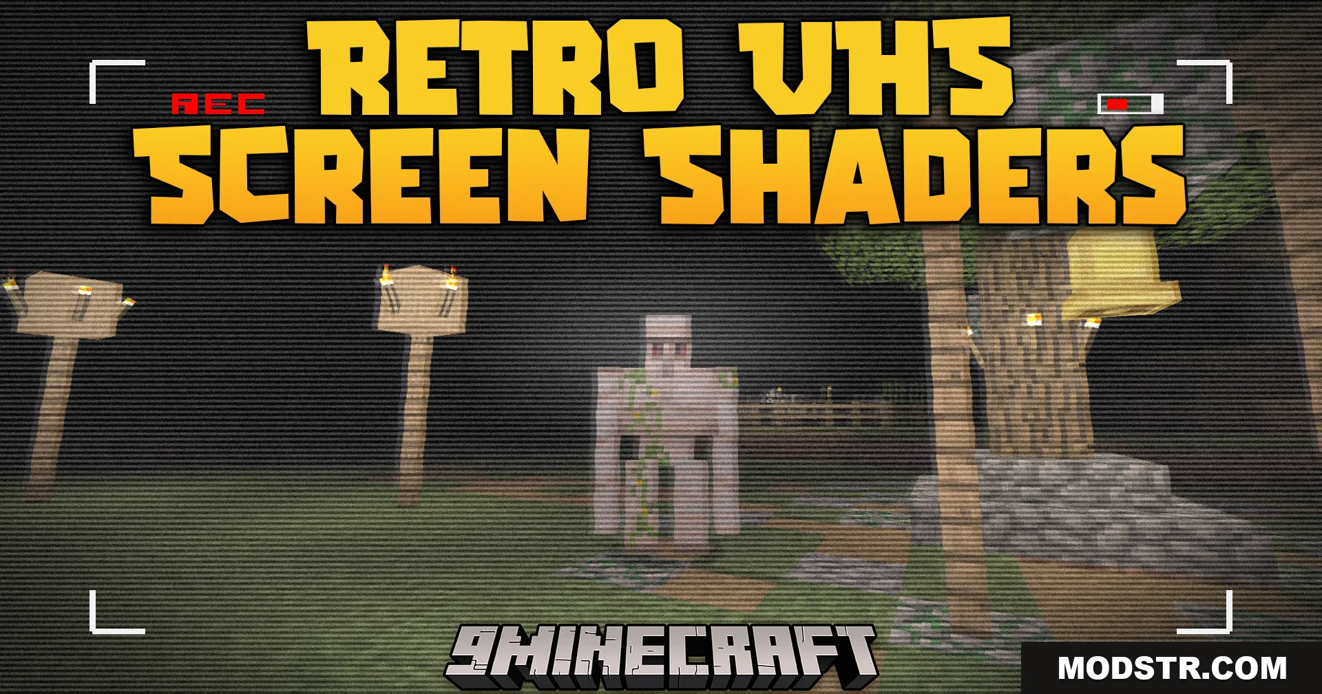 Retro VHS Screen Shaders (1.21.11, 1.20.1) – Vintage Camcorder Filter