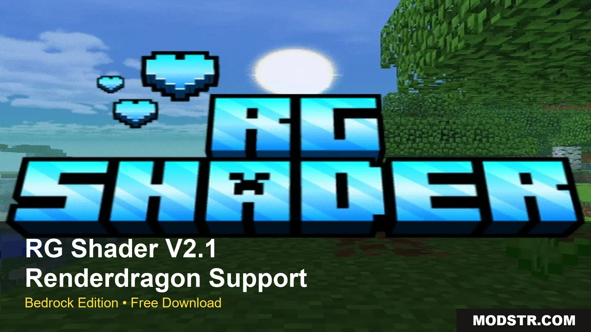RG Shader V2.1 Renderdragon Support MCPE/Bedrock Shader (26.x, 1.21) cover art