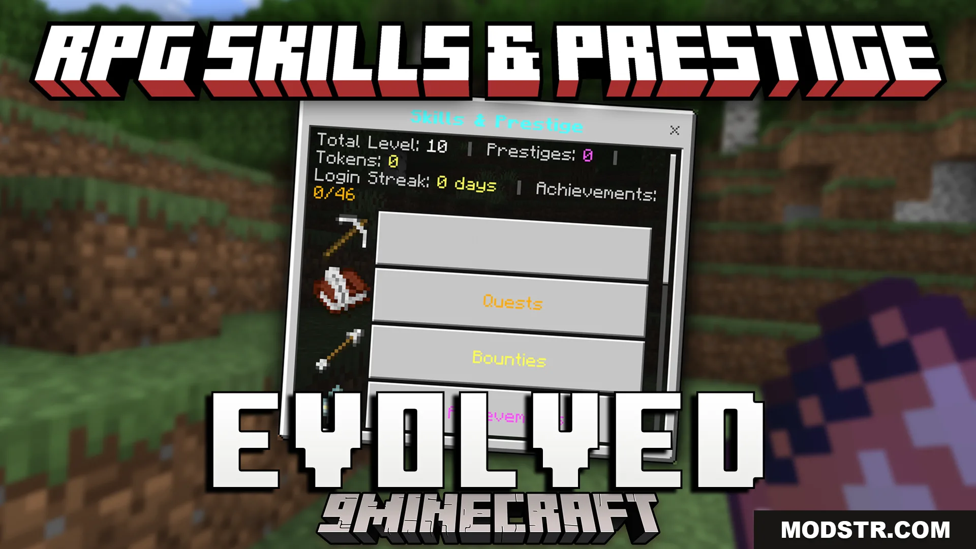 RPG Skills and Prestige Evolved Addon (26.x, 1.21) – Deep Leveling System With Nine Skills