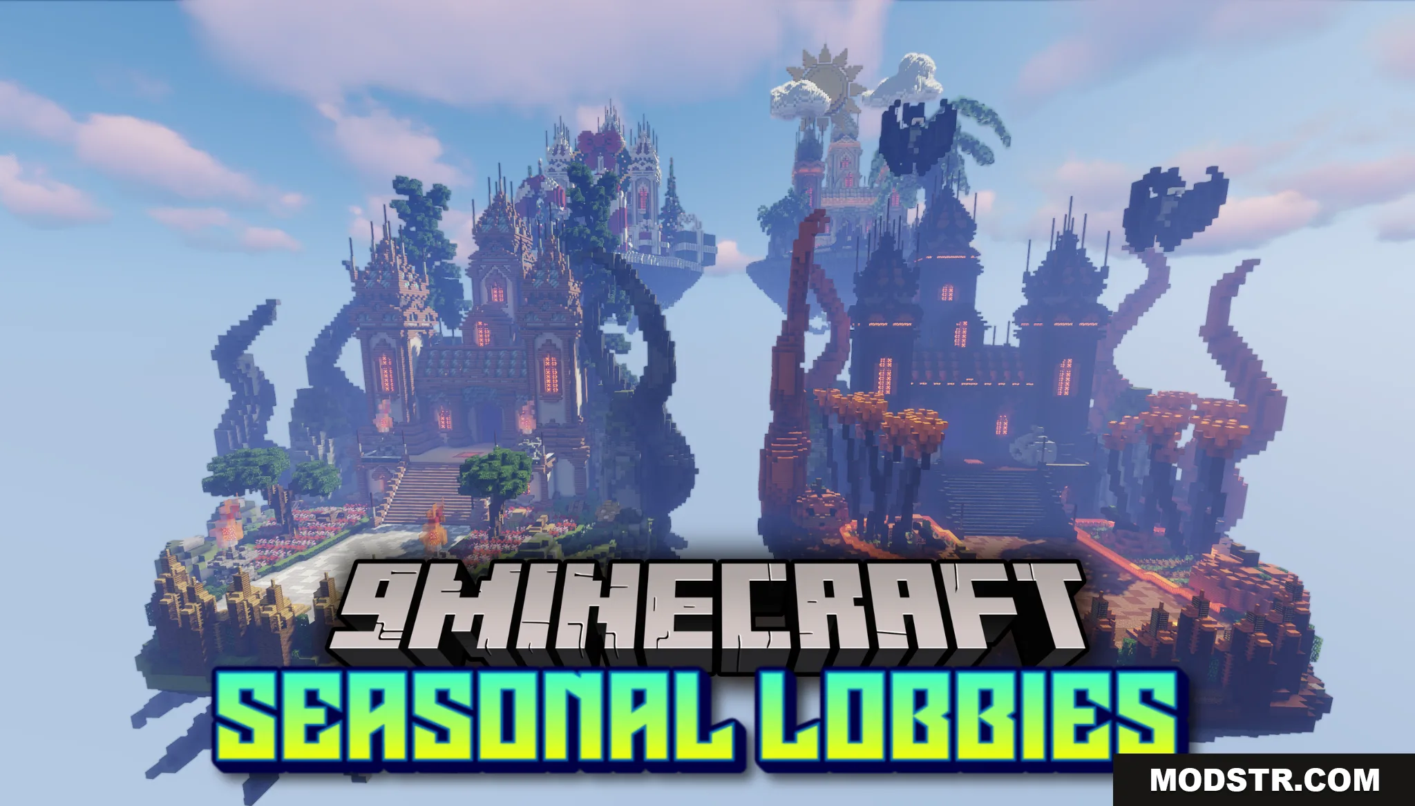Seasonal Lobbies Map (26.2, 1.20.1) – Four Seasonal Island Hubs