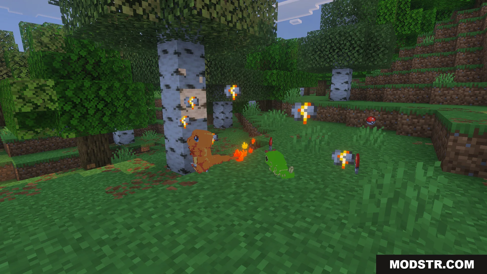 SERP Reworked Texture Pack updates models for Pokemon and custom items