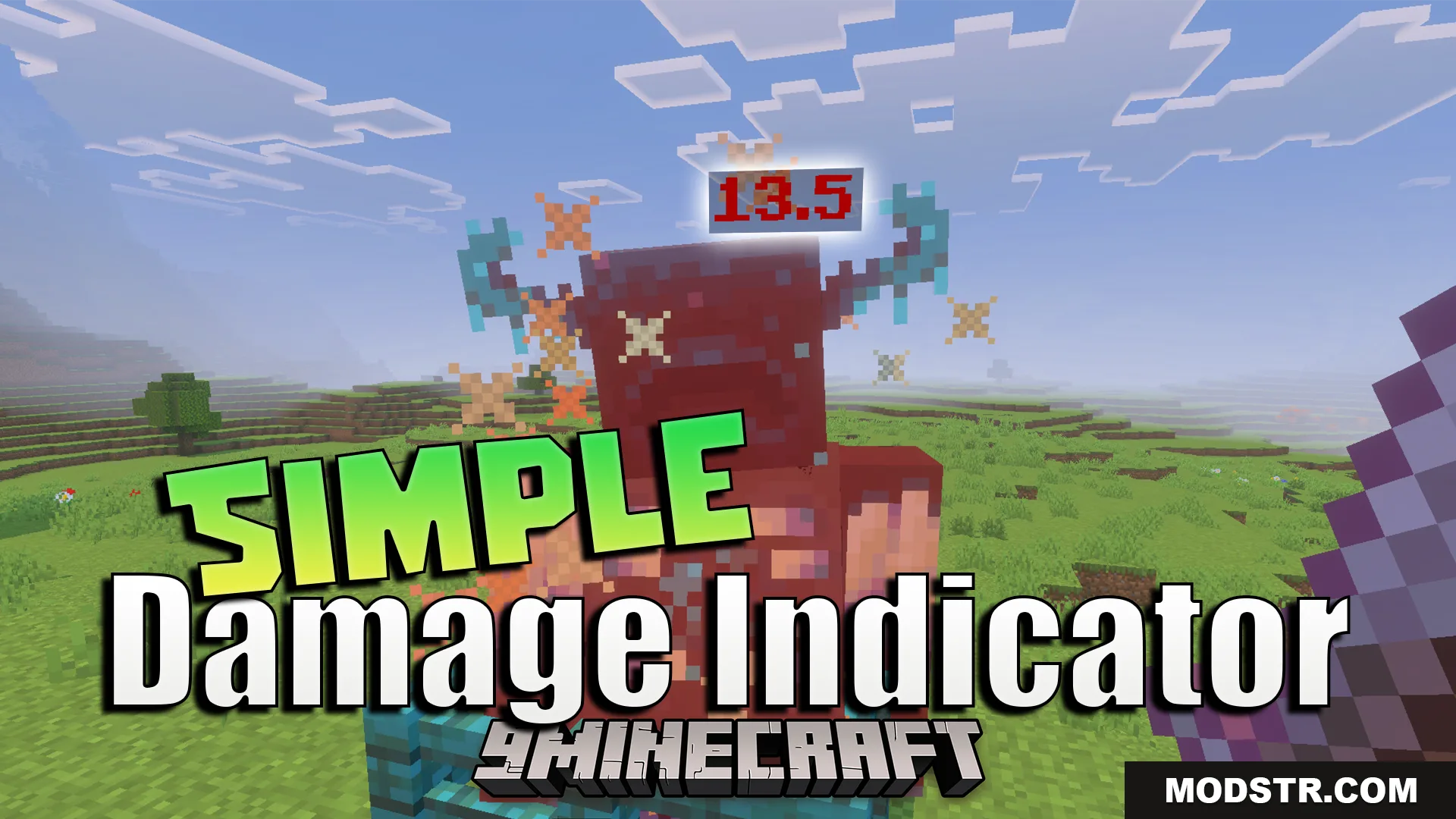 Simple Damage Indicator Addon (26.x, 1.21) – Track Exact Damage Numbers During Battles