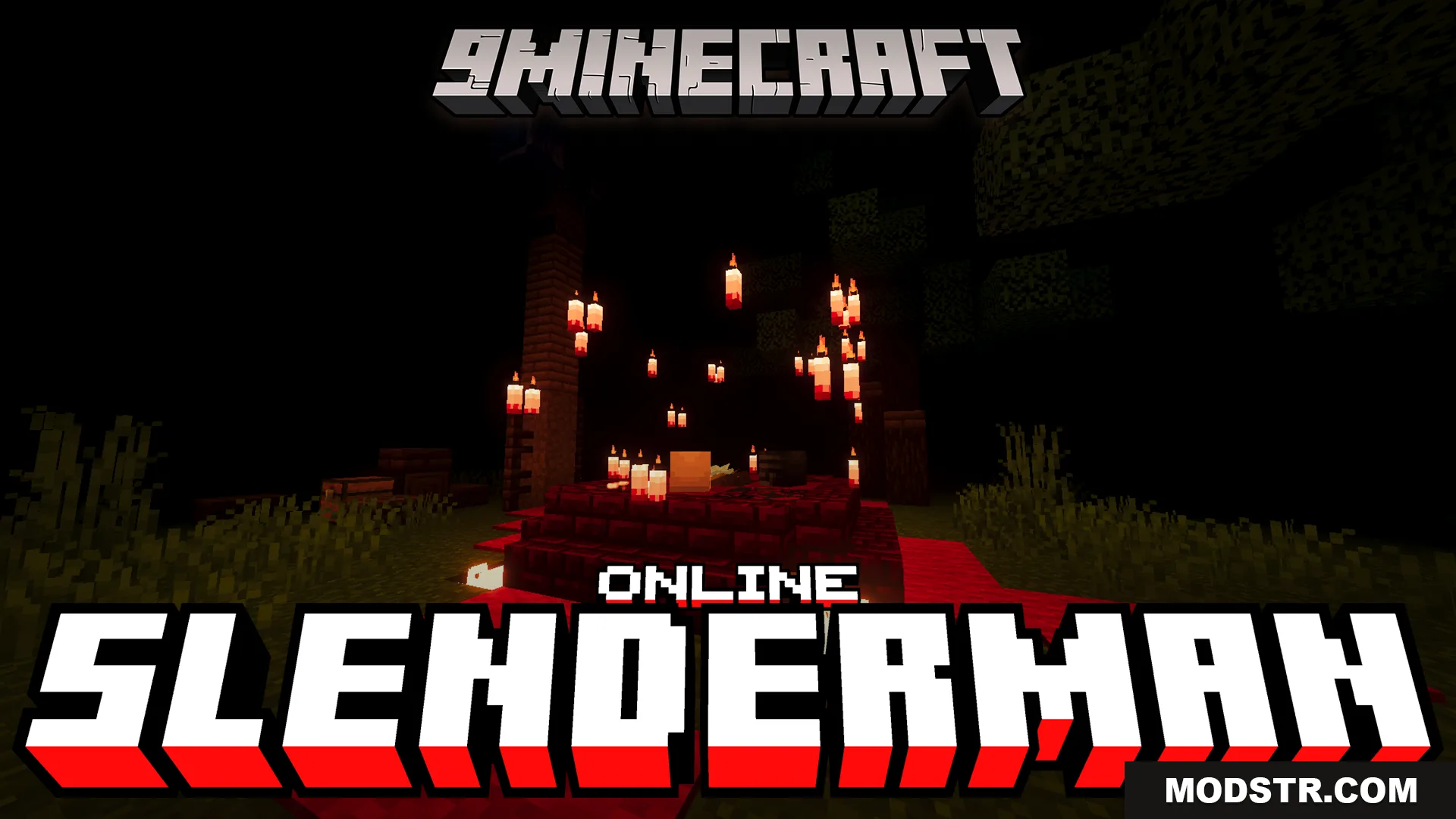 Slenderman Online Map (26.x, 1.21) – Outsmart Your Friends in a Terrifying Dark Forest