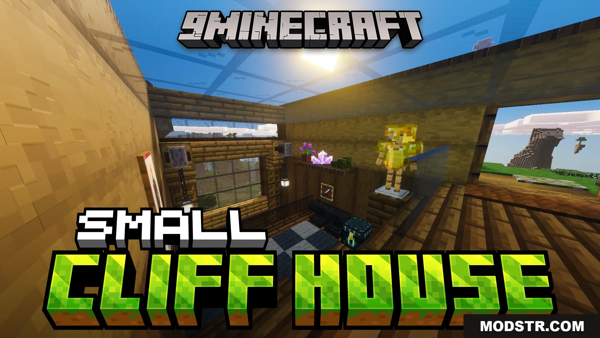 Small Cliff House Map (26.x) – Claim a Cozy Wooden Base High on a Steep Cliff cover art