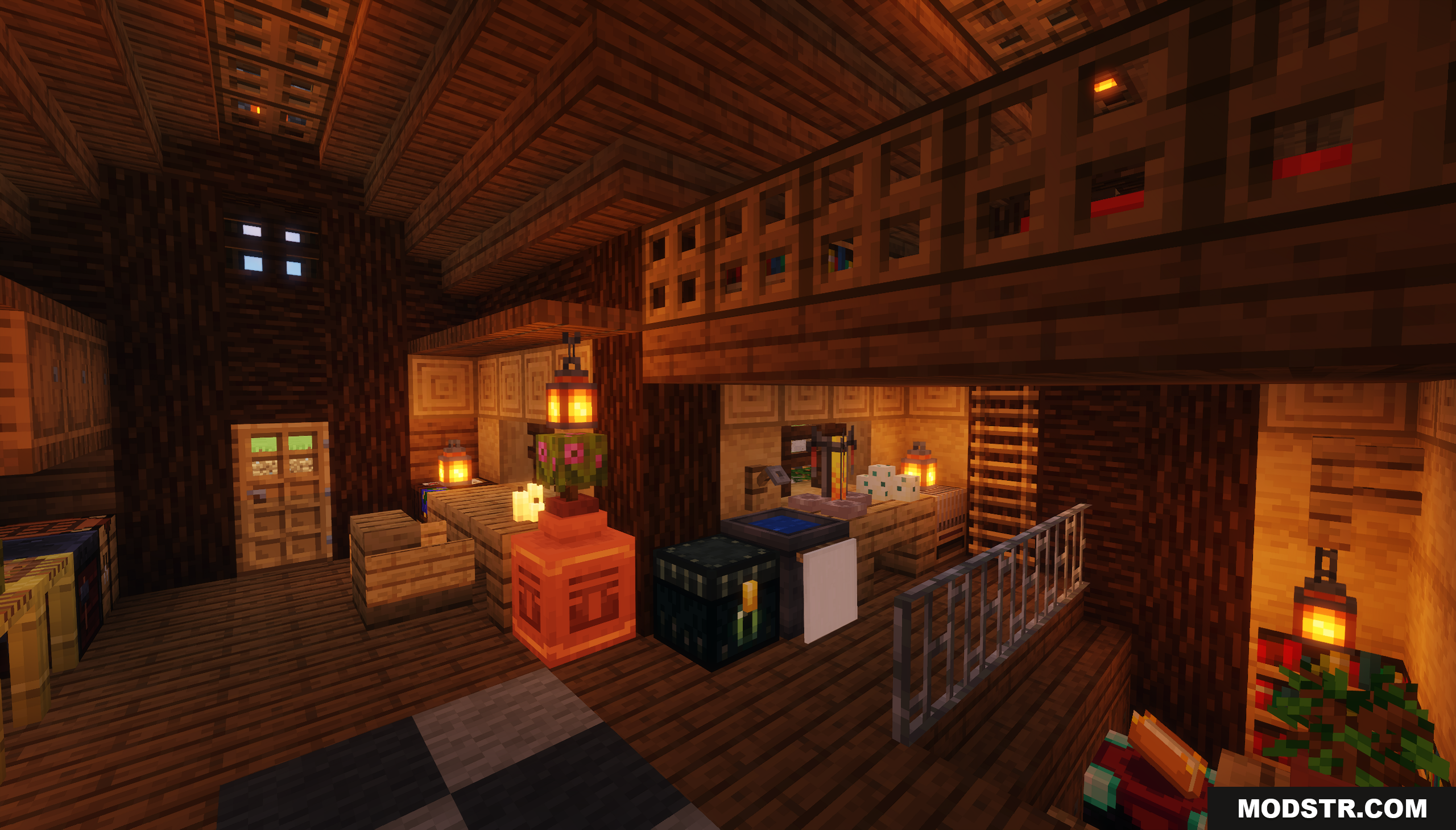 Small Starter House Map Screenshot 6 Detailed interior of the Small Starter House Map with crafting stations