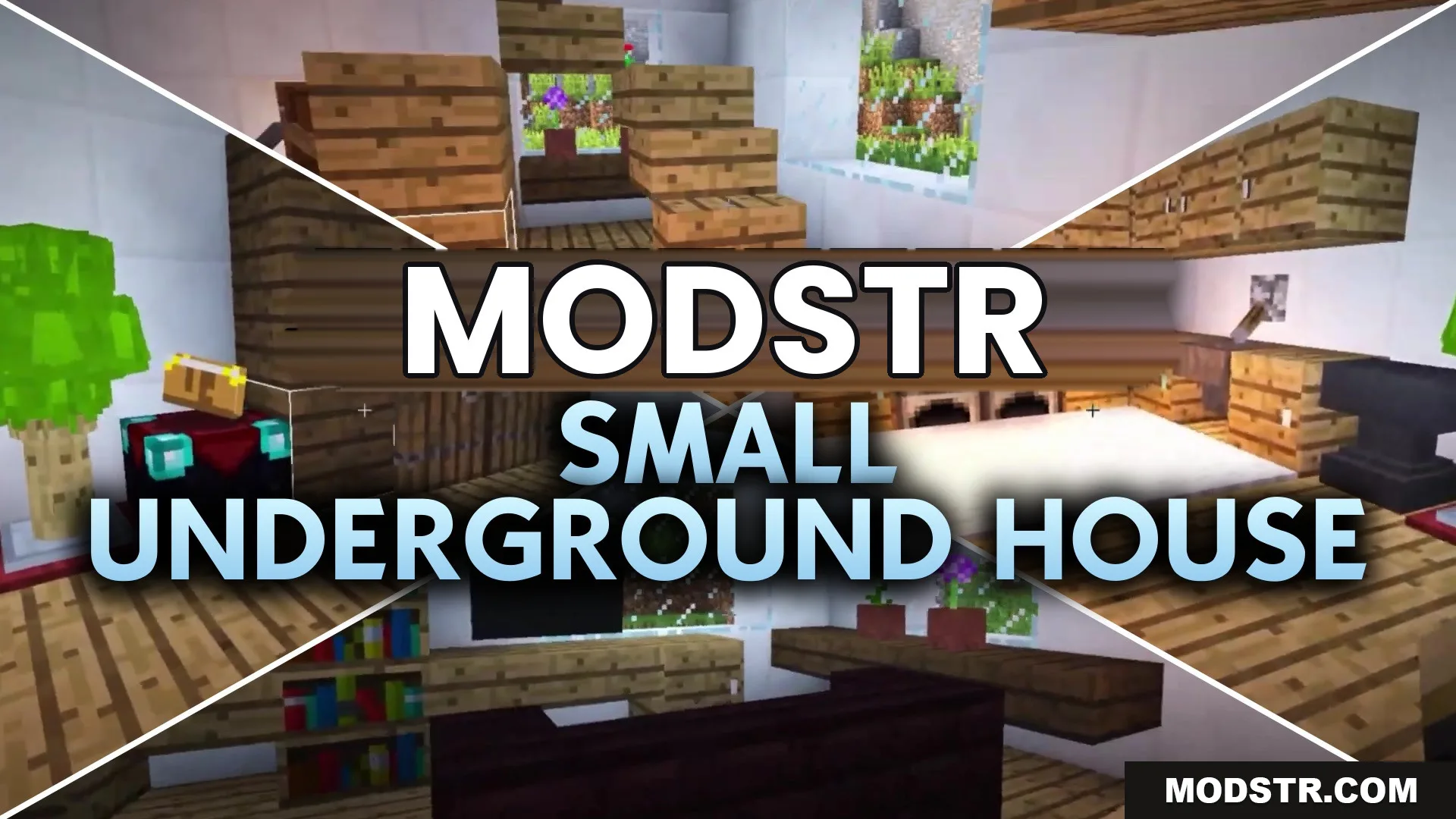 Small Underground House Map (26.2, 1.20.1) – Live Safely Below Ground cover art