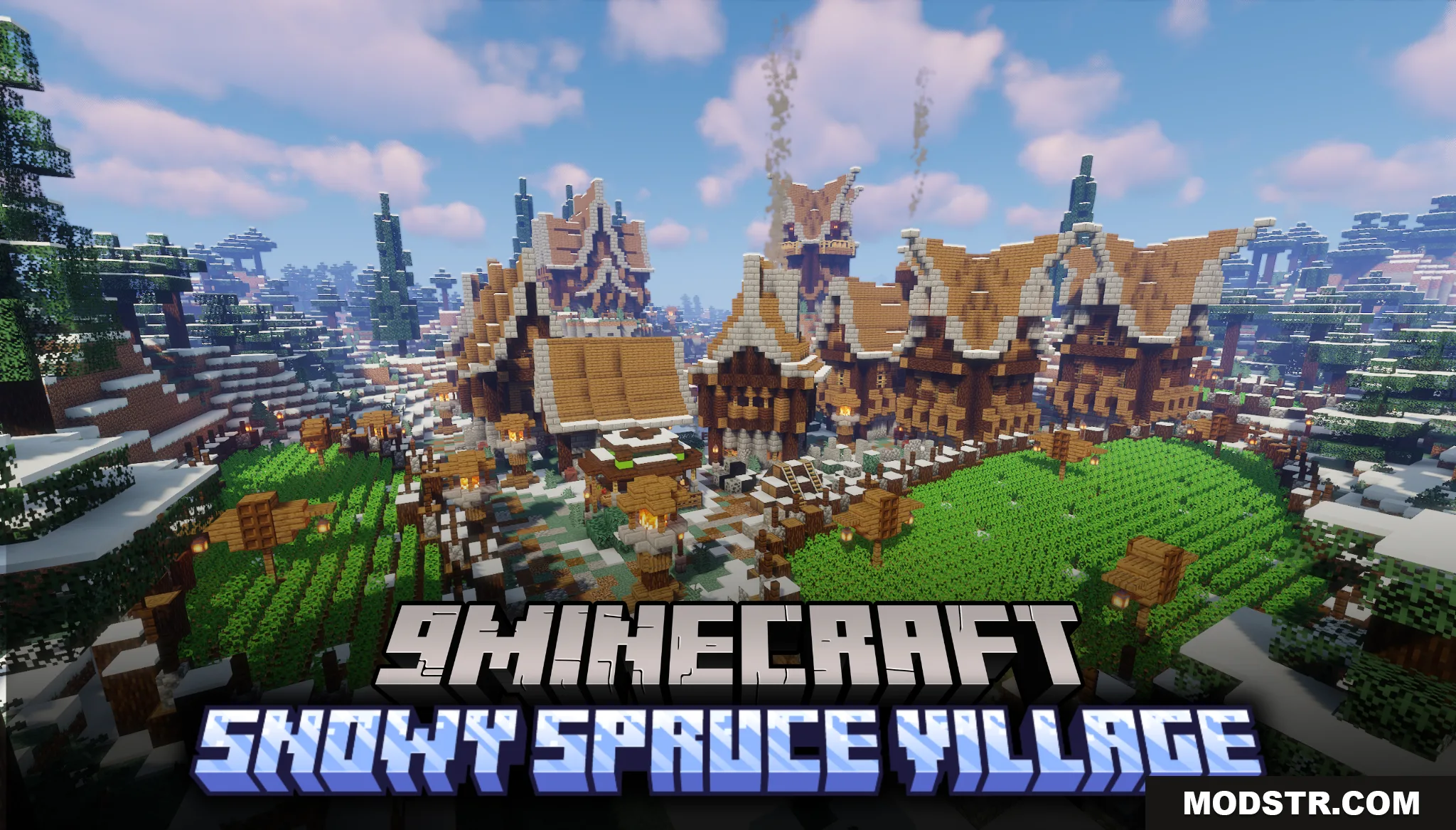 Snowy Spruce Village Map (26.2, 1.20.1) – Winter Survive