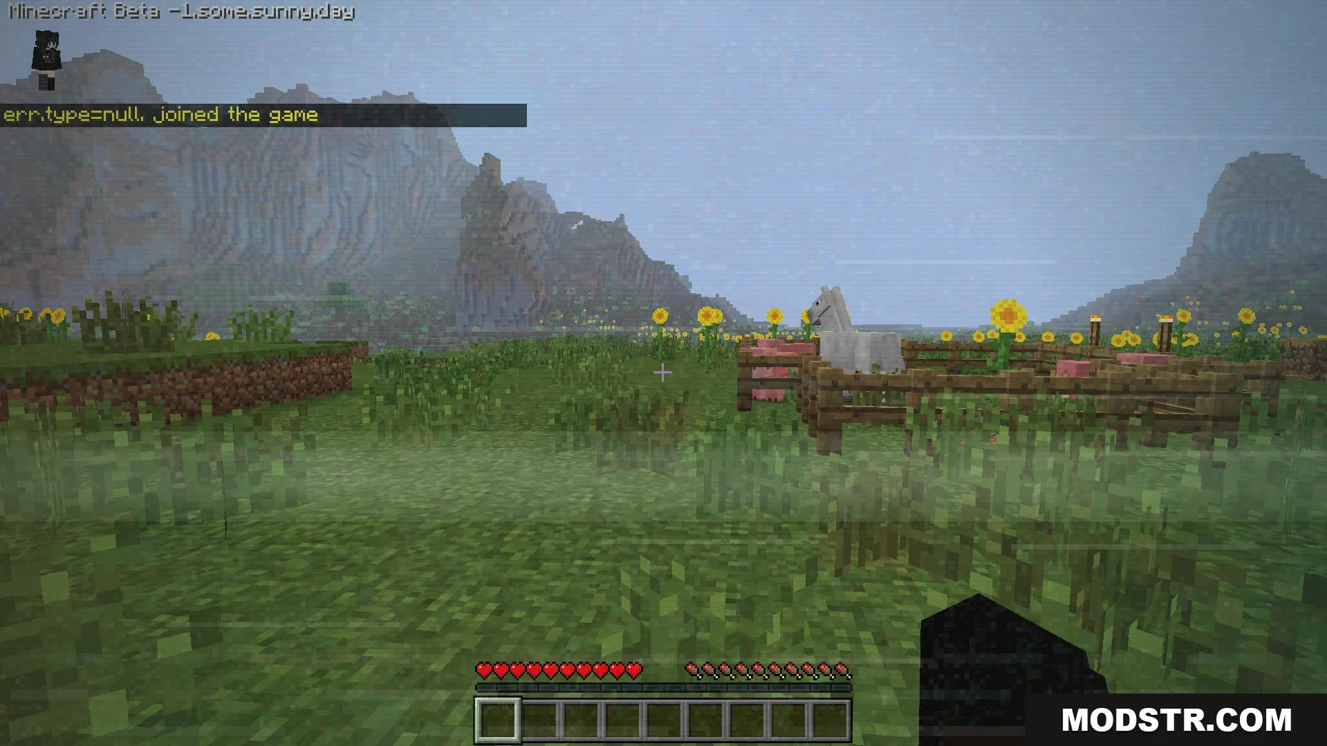 Some.sunny.day Addon Screenshot 3 Player sees a null entity join message in a slowly corrupting world