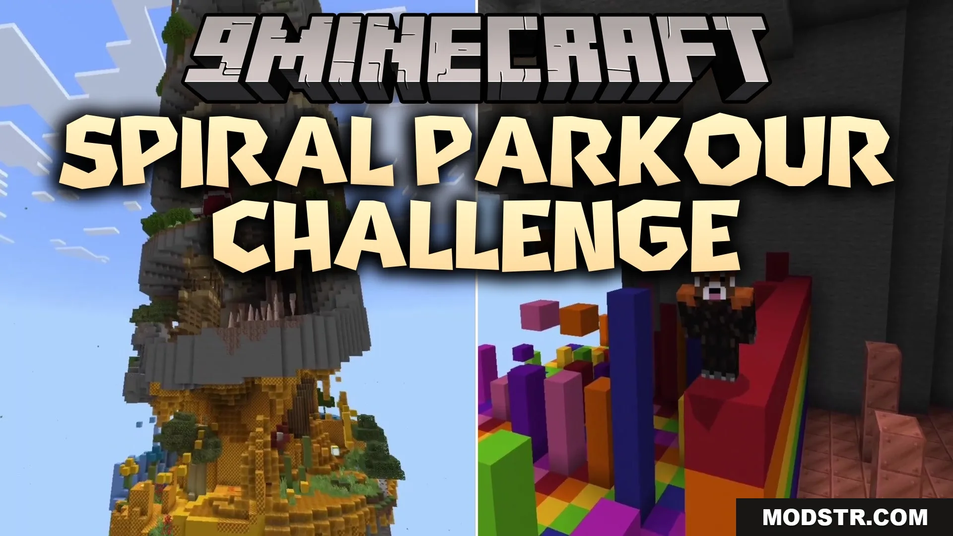 Spiral Parkour Challenge Map (26.2, 1.20.1) – Master the Dizzying Climb cover art