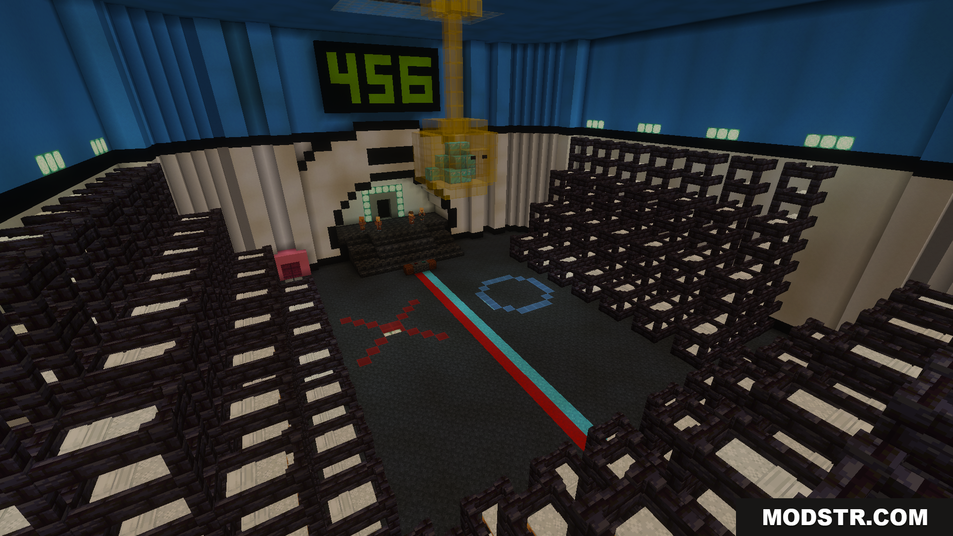 Squid Game Map Screenshot 2 Góc nhìn từ trên cao của khu vực giường tầng người chơi