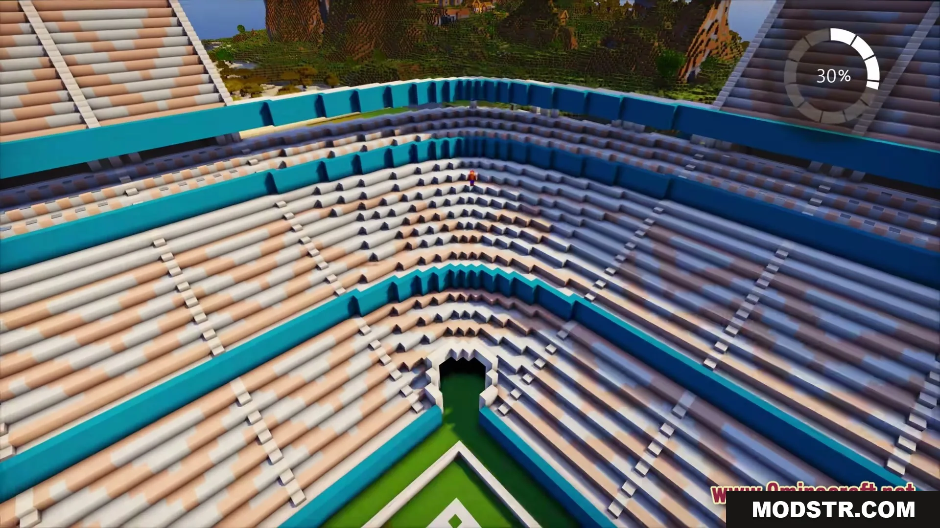 Stadium Sprint Striker Map Screenshot 1