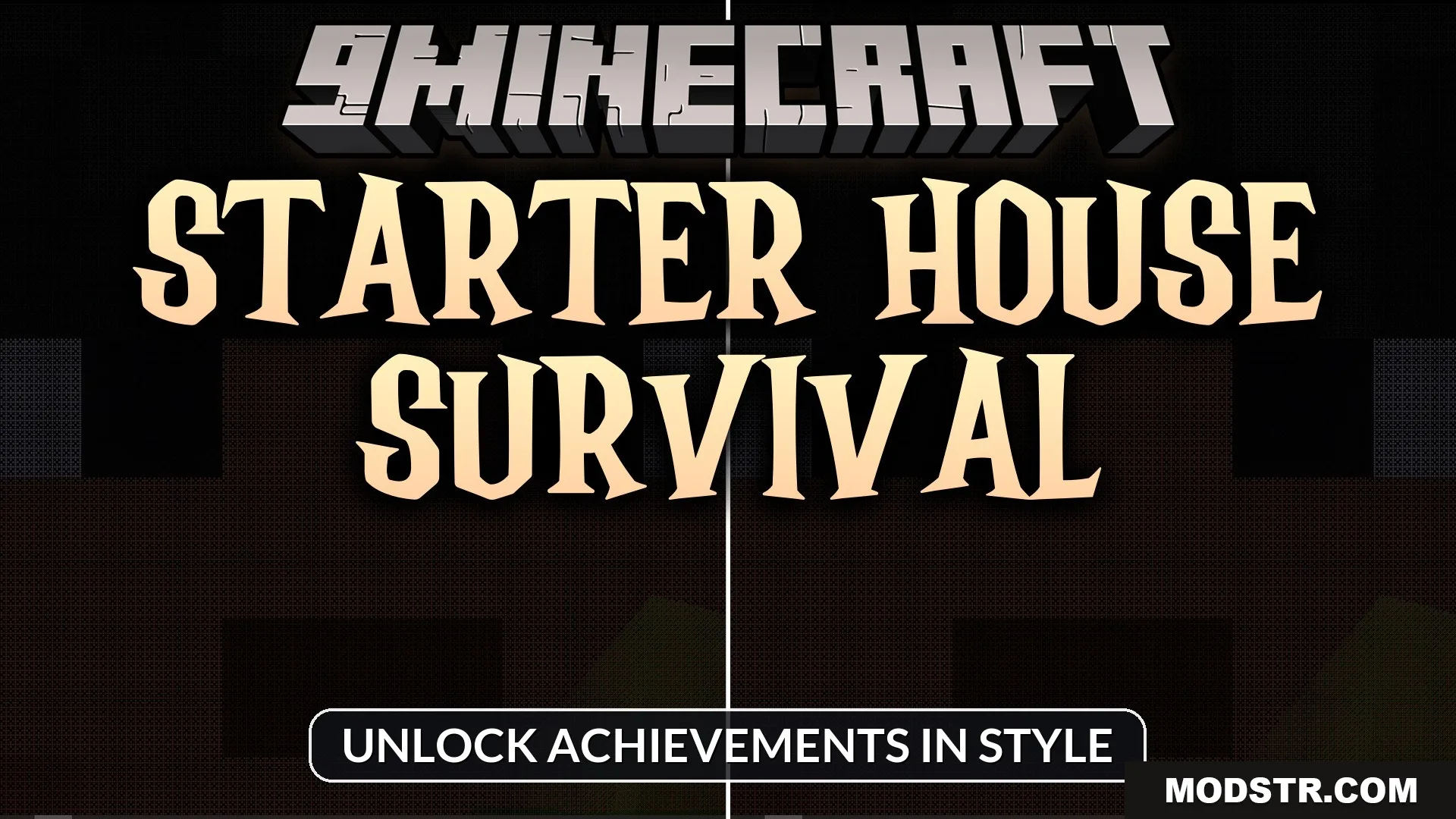 Starter House Survival Map (1.21) – Unlock Achievements In Style cover art