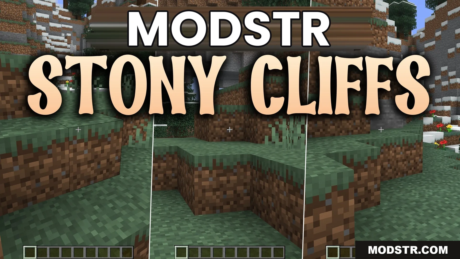 Stony Cliffs Are Cool 9minecraft Data Pack (26.2) – Natural Rock Faces Emerge cover art