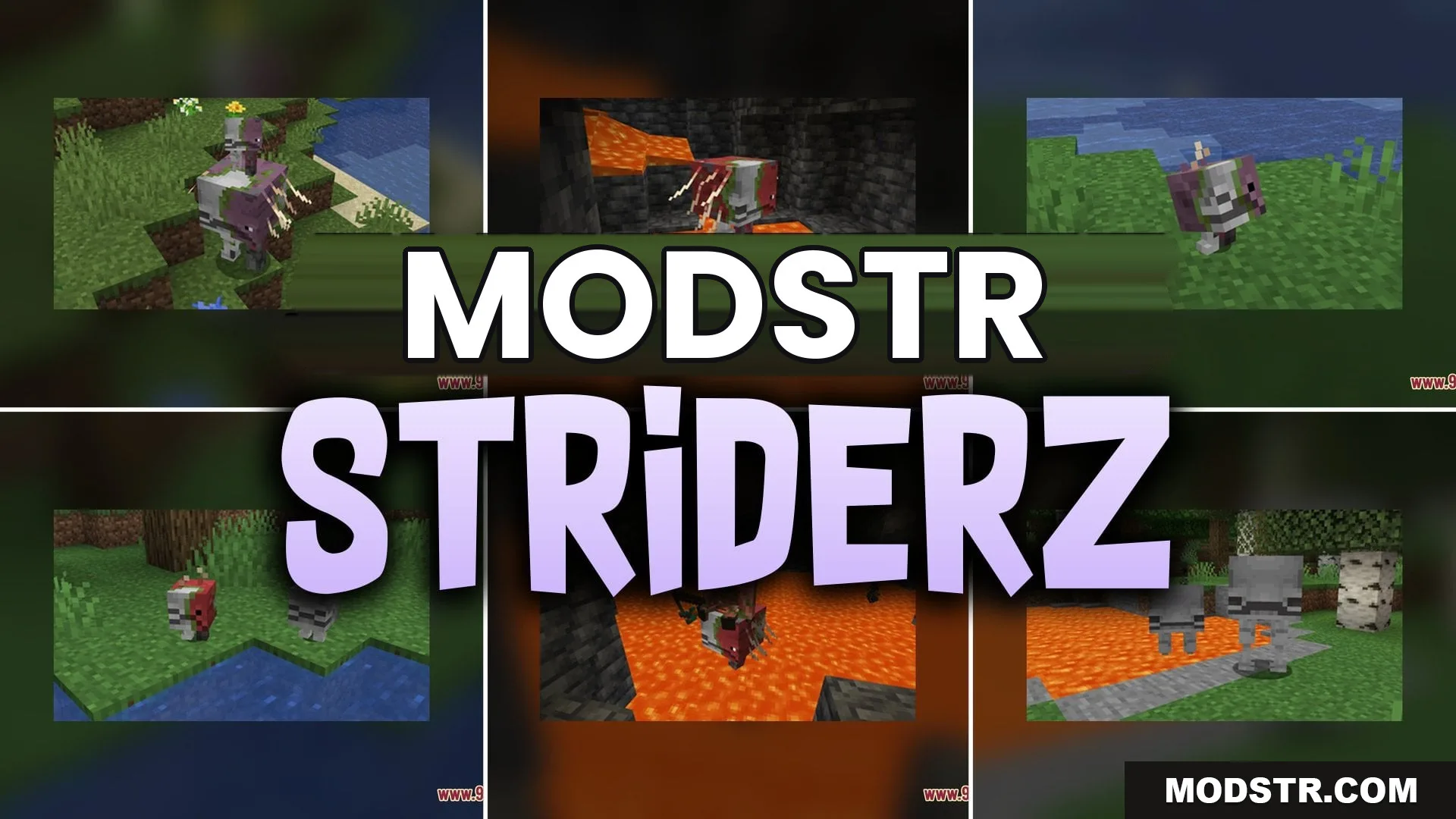 StriderZ Resource Pack (1.21.11, 1.21.1) – Creepy Undead Variants cover art