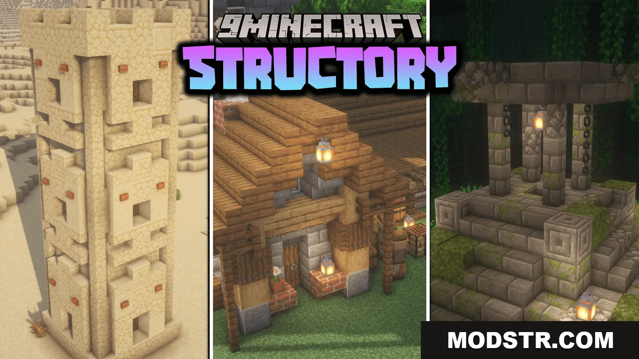 Structory Data Pack (26.2, 1.20.1) – Atmospheric Structures cover art