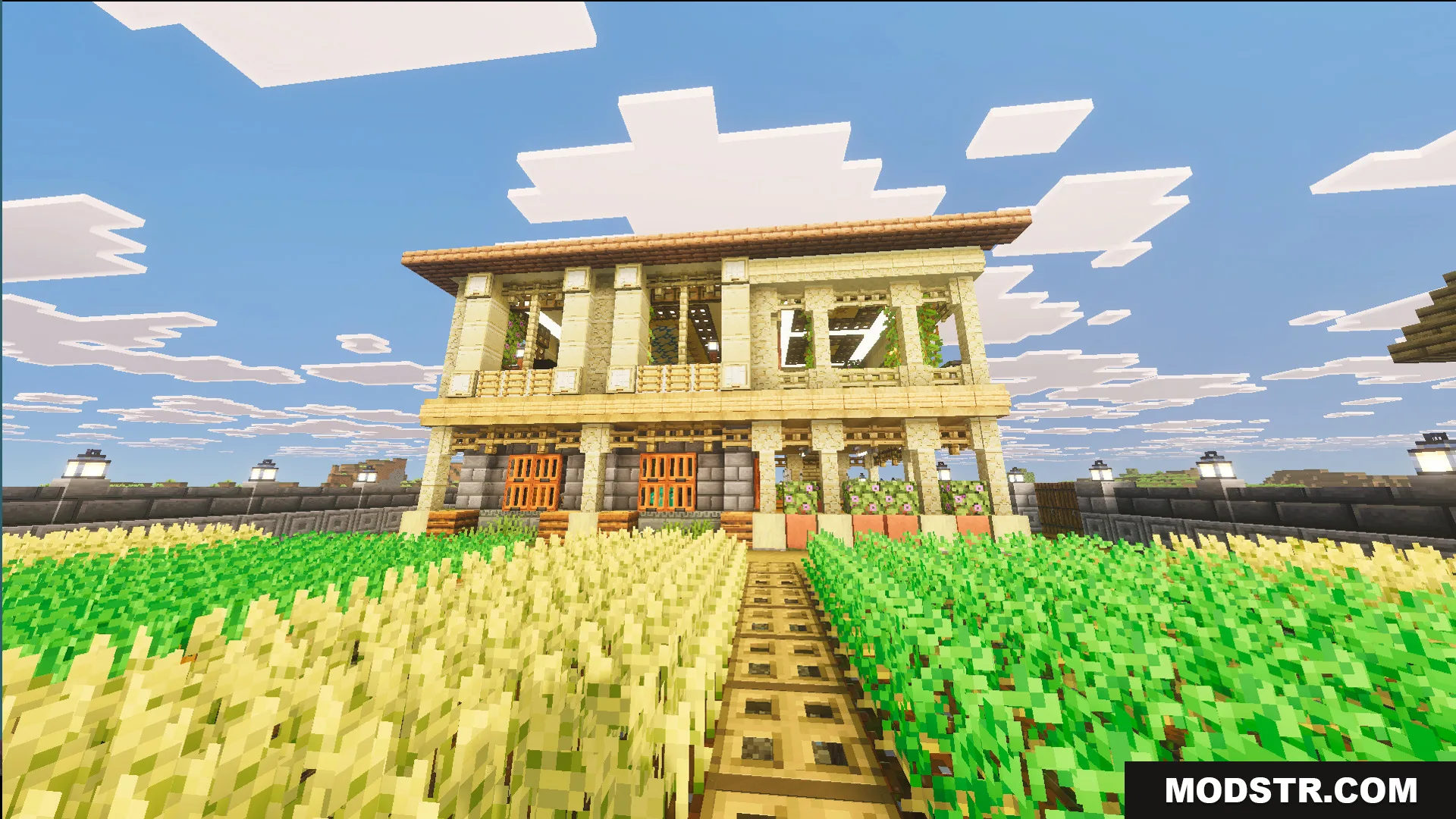 Survival Filo House 28 Map showing a large two story house and farm