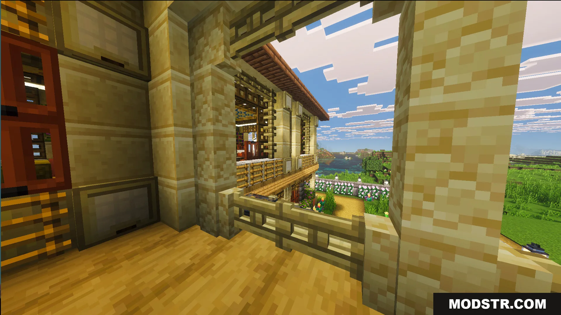 Survival Filo House 28 Map features a large mansion with wooden balconies