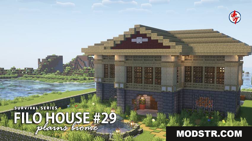 Survival Filo House 29 Map (26.x, 1.21) – MCPE/Bedrock