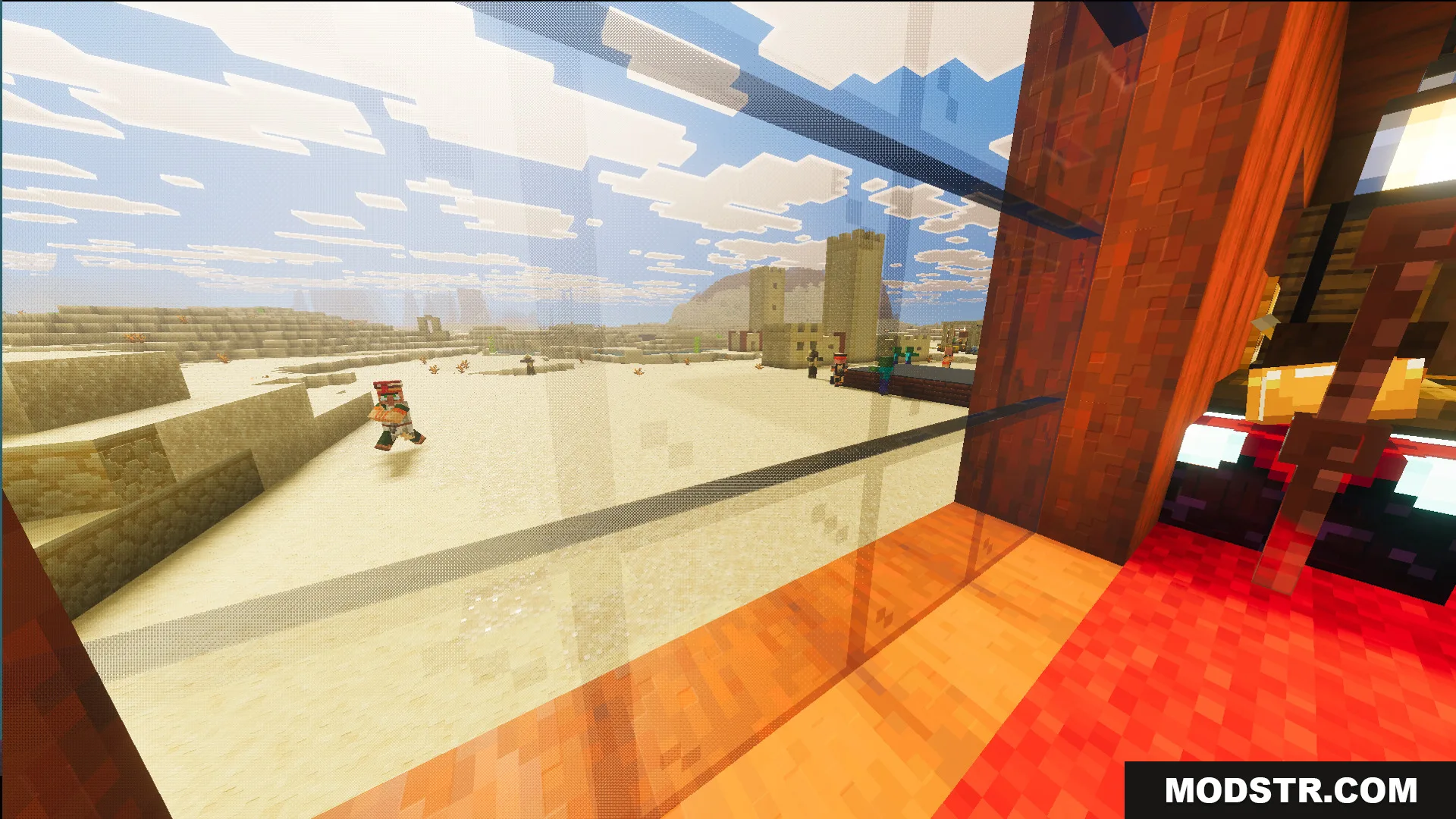 Survival Modern Flat House 39 Map Screenshot 5 Survival Modern Flat House 39 Map view from inside the desert home