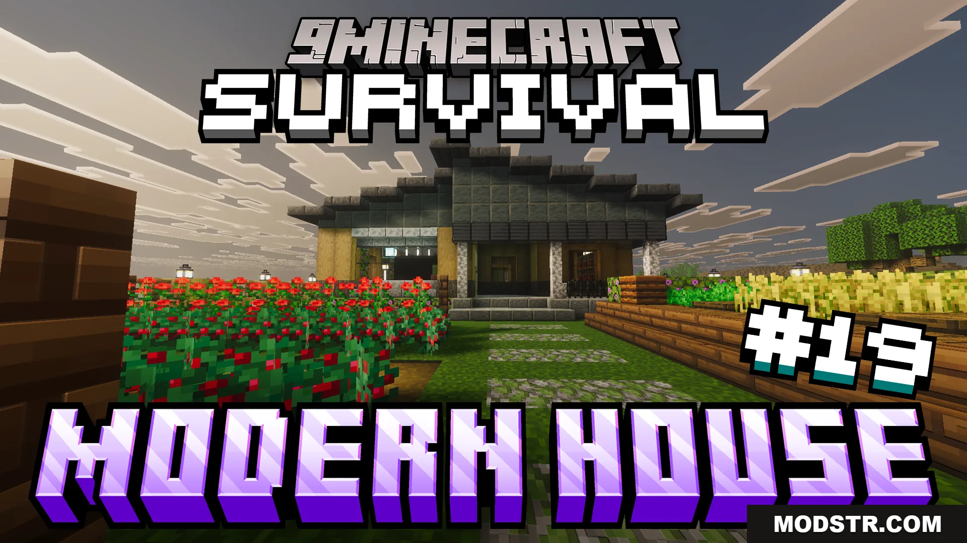 Survival Modern House 19 Map (26.x, 1.21) – Start Survival in Modern Luxury cover art
