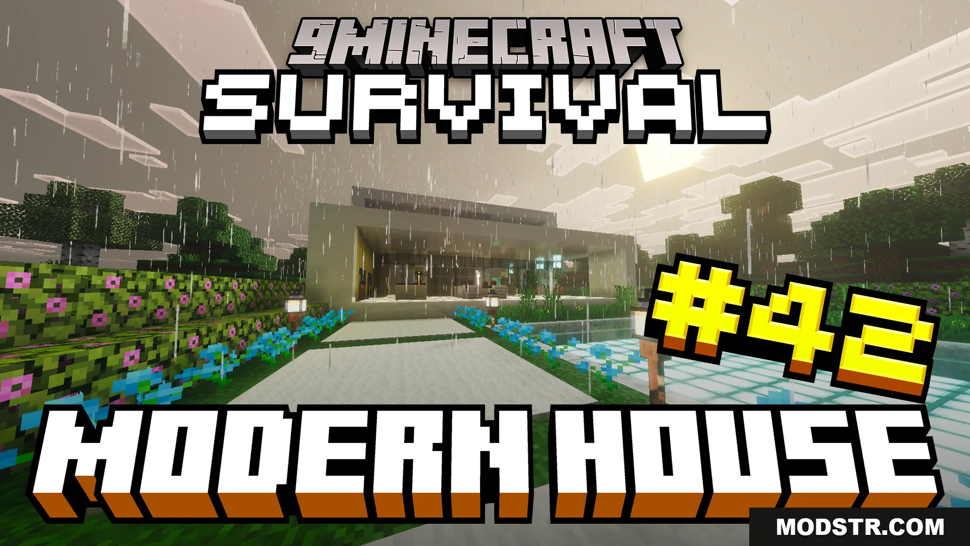 Survival Modern House 42 Map (26.x) – Move Into a Luxury Village Base on Day One cover art
