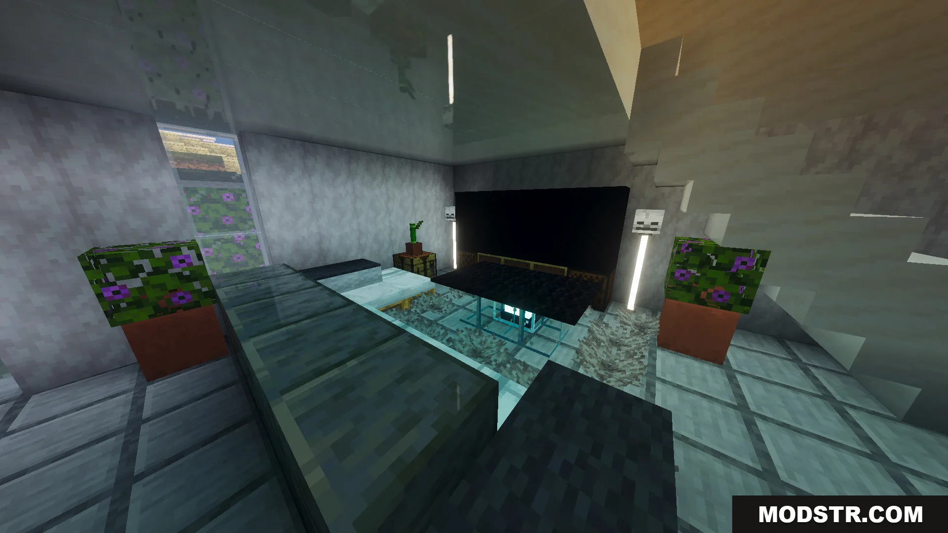 Survival Modern House 91 Map Screenshot 3 A modern living room inside the Survival Modern House Ninety One Map